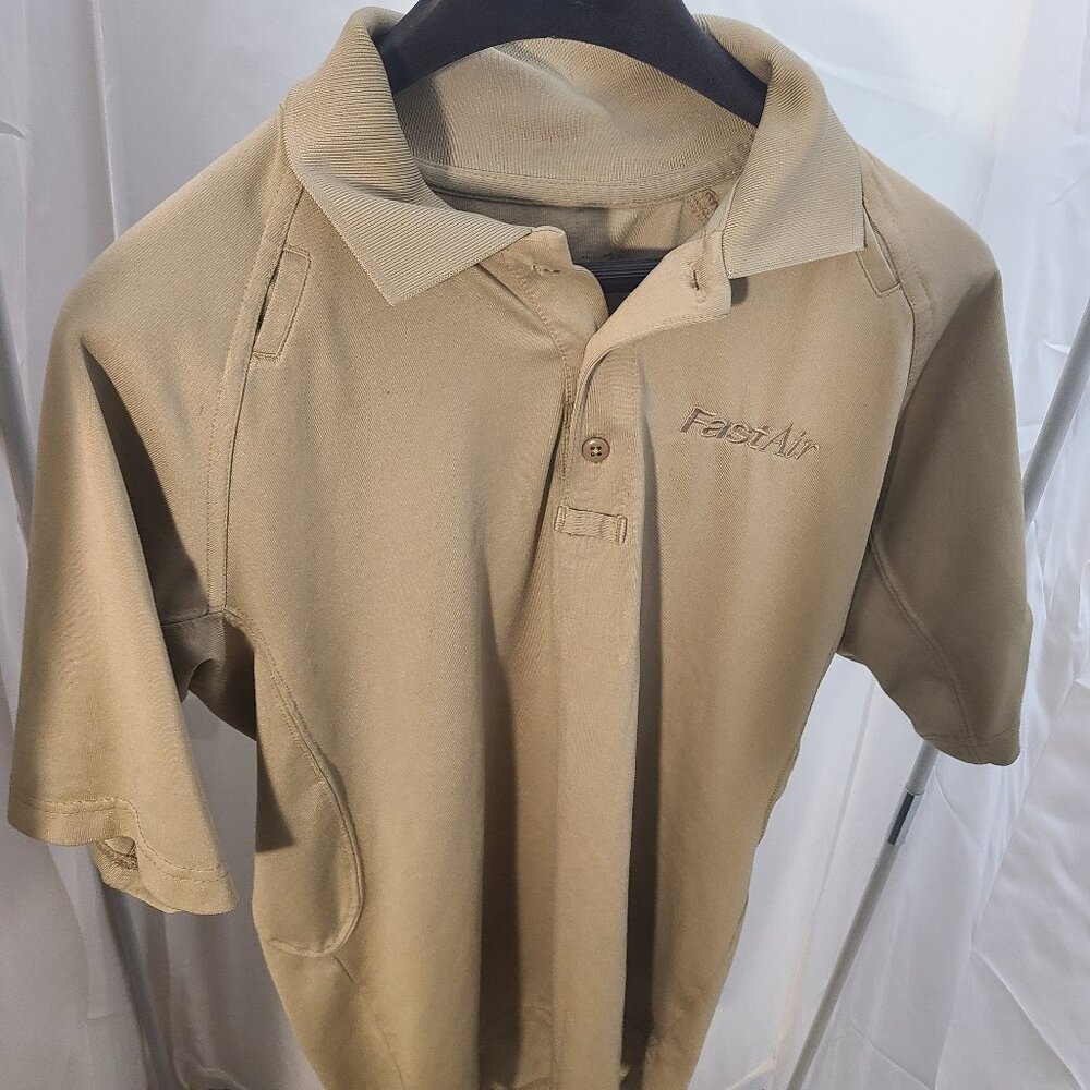 5.11 tactical series short sleeve khaki polo shirt size small